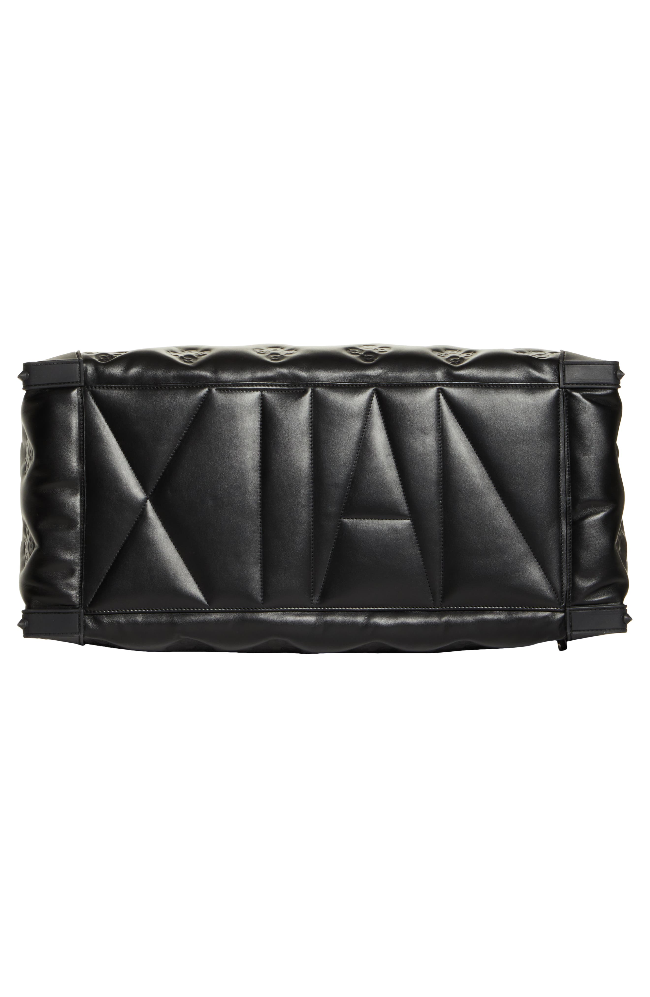 Christian Louboutin Sneakender Loubinthesky Padded Leather Duffle Bag, Alternate, color, 