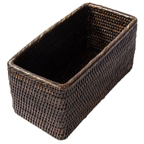 Rectangular Rattan Everything Basket