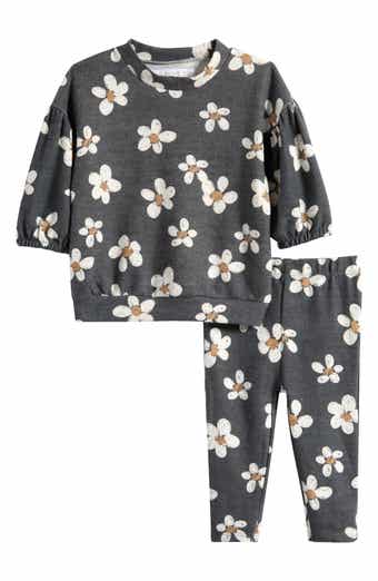 Rachel Zoe Allover Floral Print Sweatshirt & Leggings Set