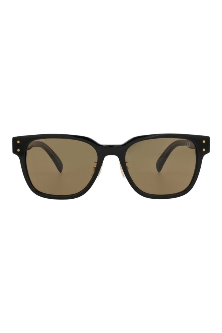 56mm Square Sunglasses, Main, color, BLACK BROWN