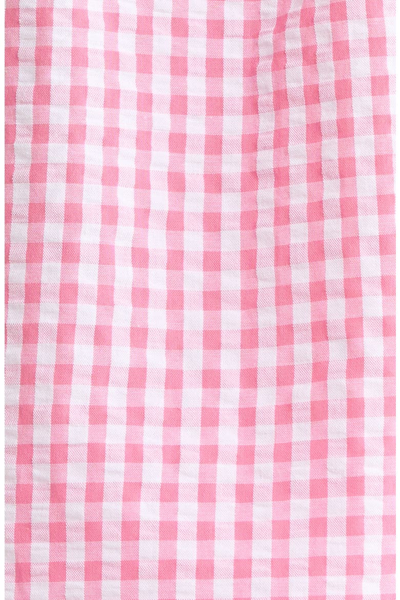 Gingham Seersucker Cami Pajamas, Alternate, color, PINK COMBO