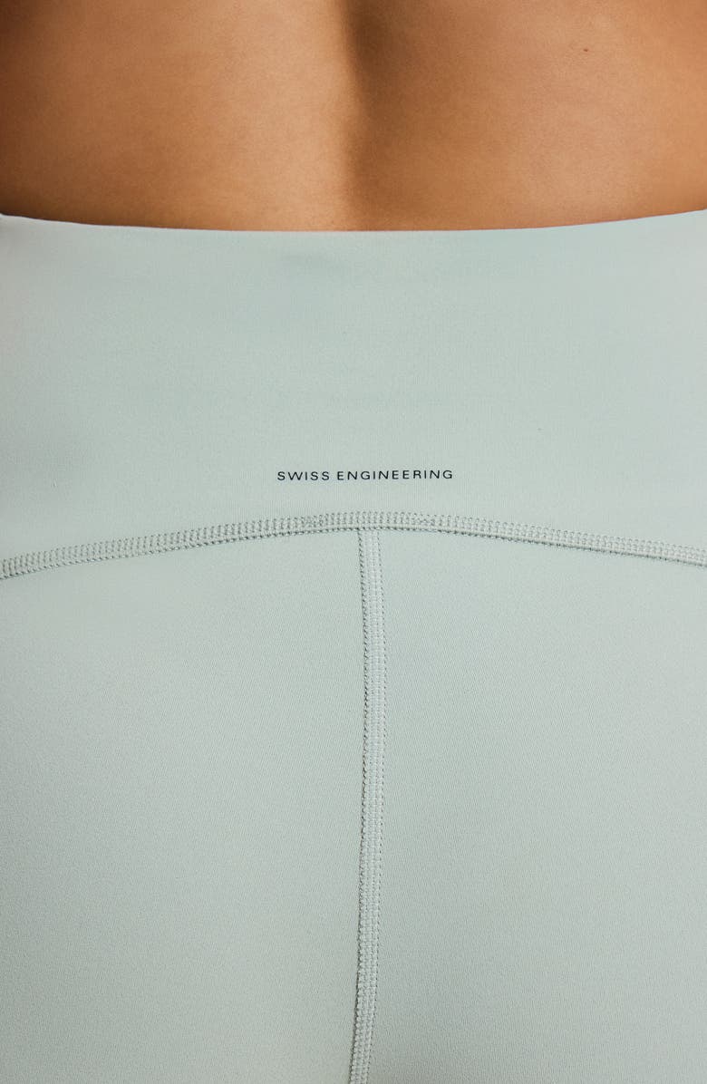 On Studio High Waist Bike Shorts, Alternate, color, Mineral