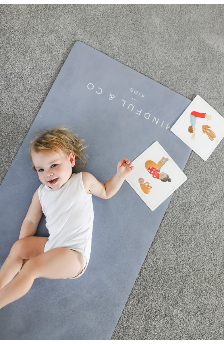 Mindful & Co Kids Kids Yoga Mat, Alternate, color, Coal
