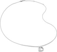Monica Vinader Initial Pendant Necklace