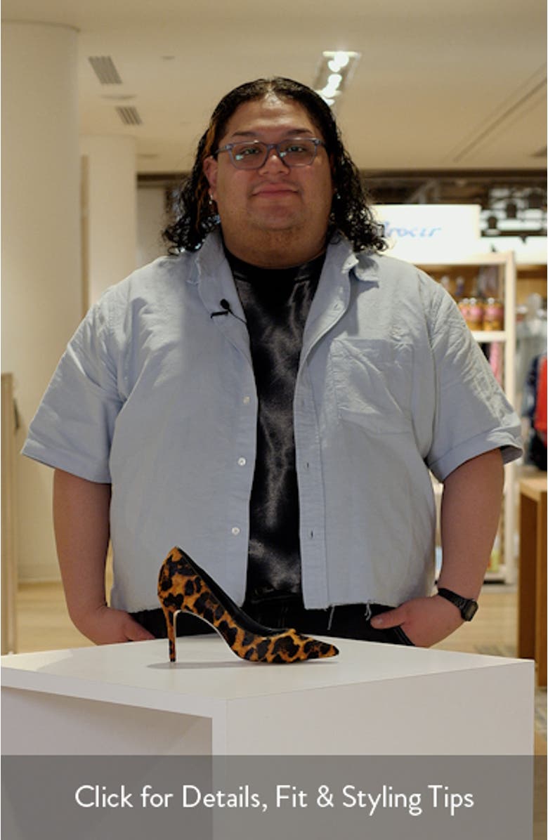 Maelle Genuine Calf Hair Pump, sales video thumbnail