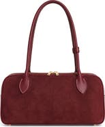 Persaman New York Hazel Leather Suede Shoulder Bag