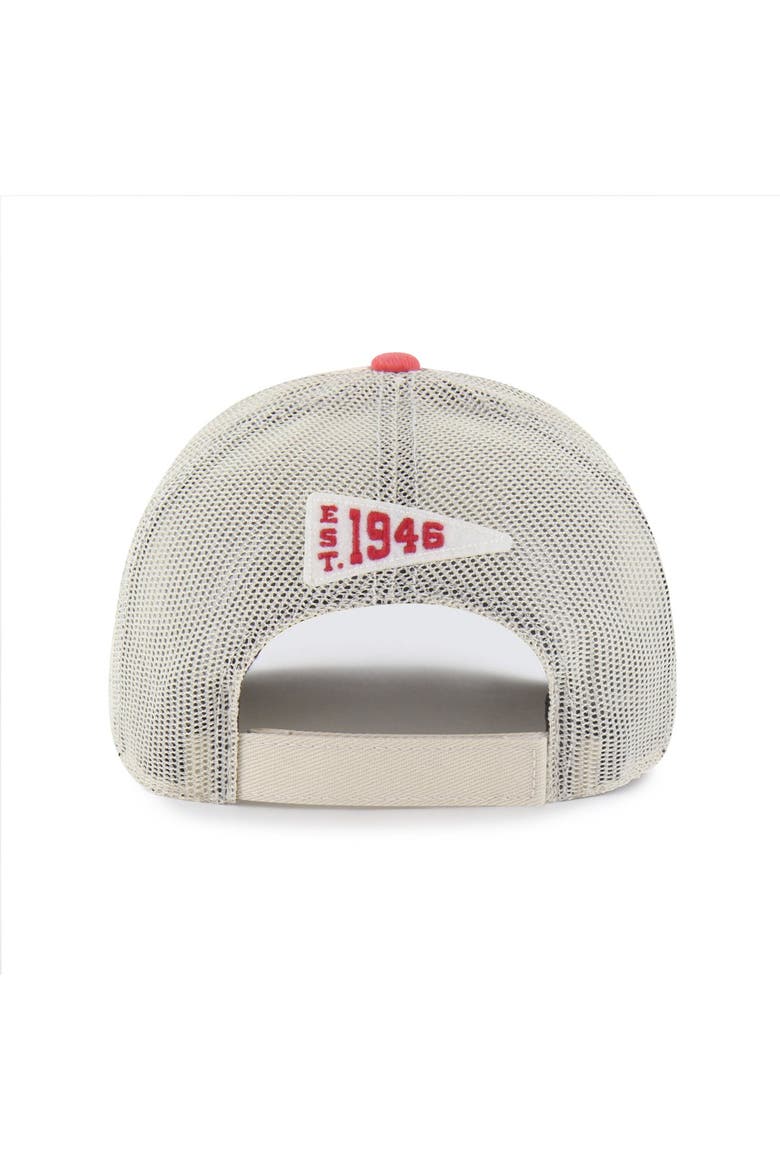 Men's '47 Red San Francisco 49ers Egremont Well-Worn Adjustable Trucker Hat, Alternate, color, Red