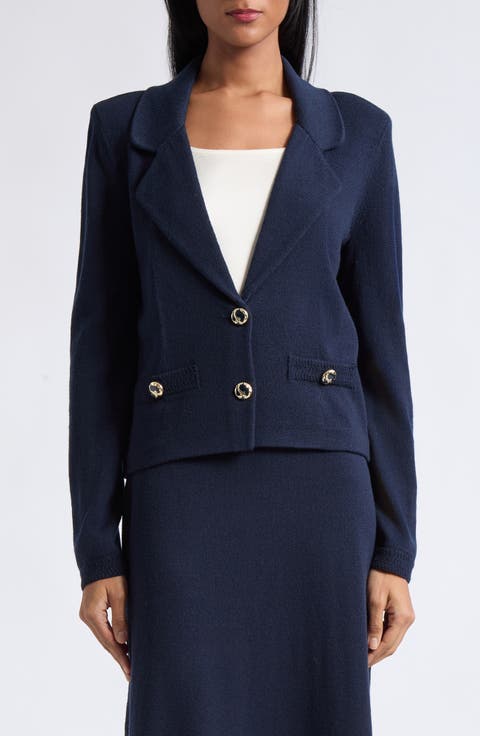 Legacy Crepe Knit Jacket
