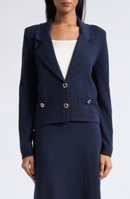 ST. JOHN Legacy Crepe Knit Jacket