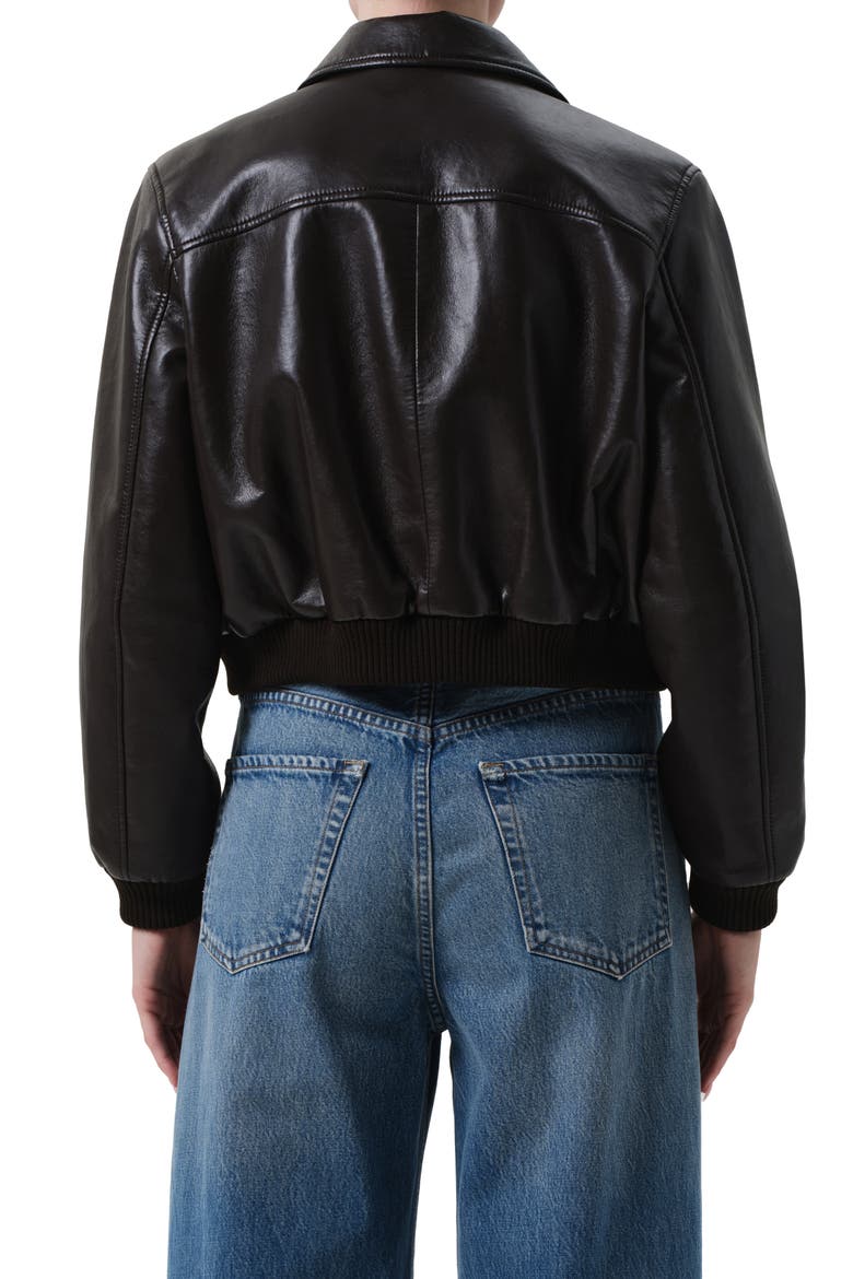 Lola Bomber Jacket, Alternate, color, BROWN