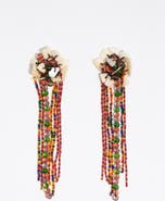 Bimba y Lola Mother-Of-Pearl Bead Earrings