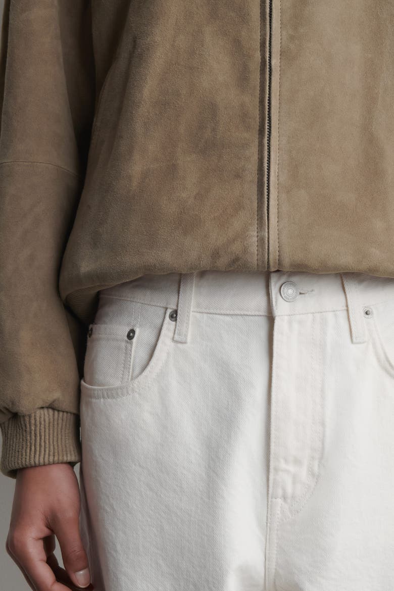 Bay Barrel-Leg Jeans, Alternate, color, CREAM