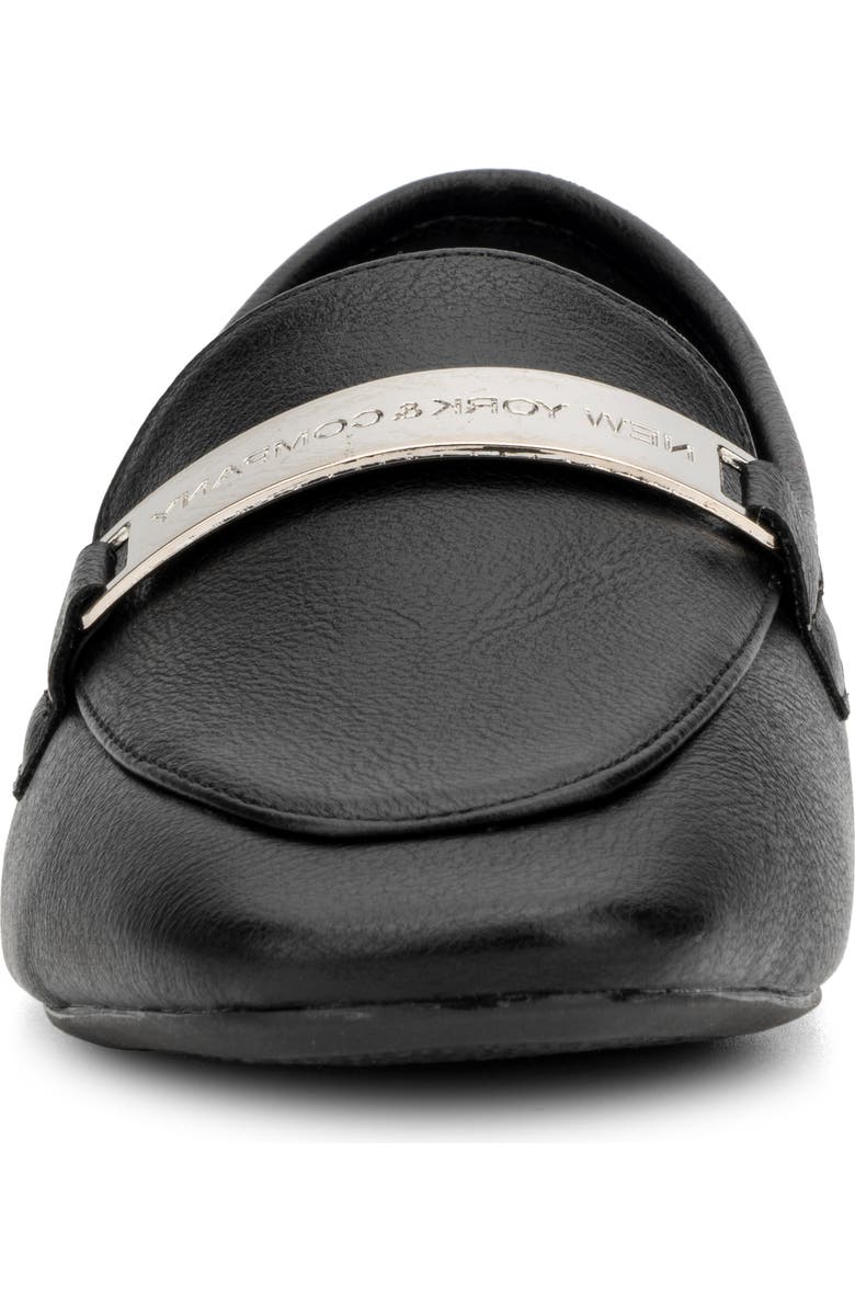 NEW YORK AND COMPANY Harleigh Faux Leather Loafer, Alternate, color, Black