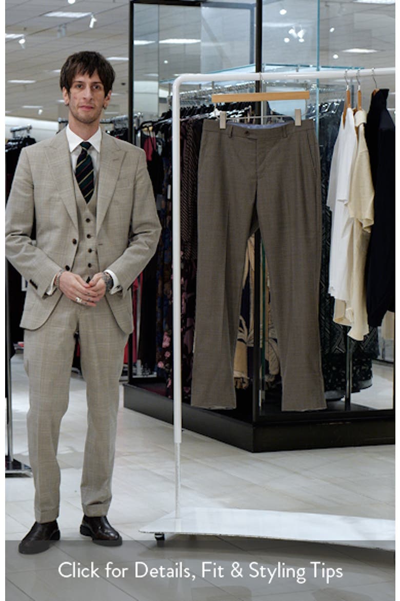 Flat Front Serge Wool Dress Pants video