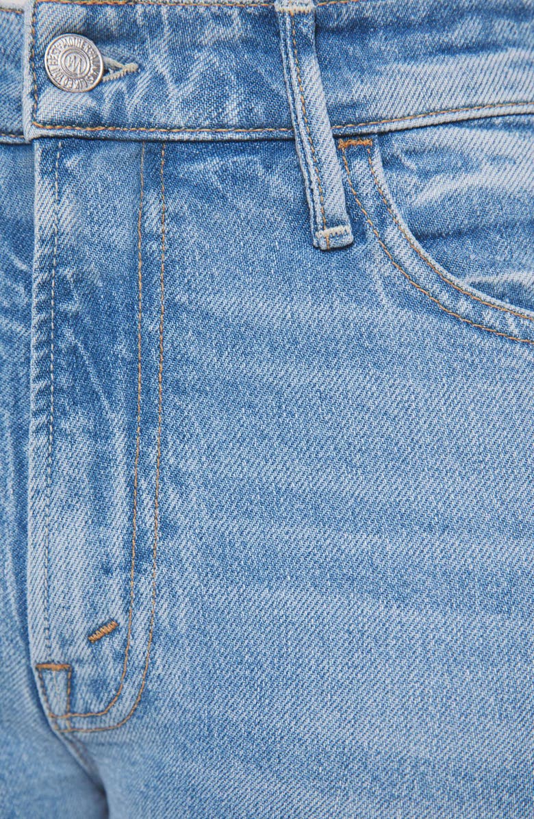 MOTHER Lil' Hustler Frayed Ankle Jeans, Alternate, color, Sow Surreal