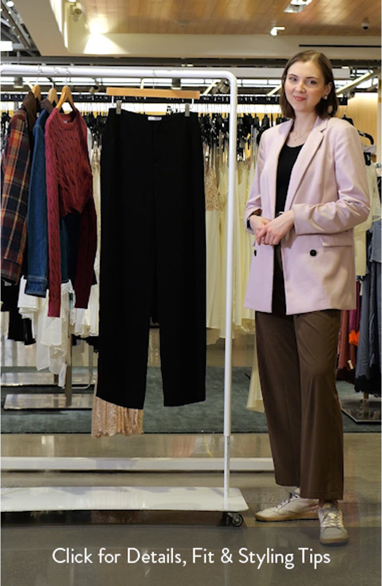 Vida High Waist Wide Leg Crepe Pants, sales video thumbnail