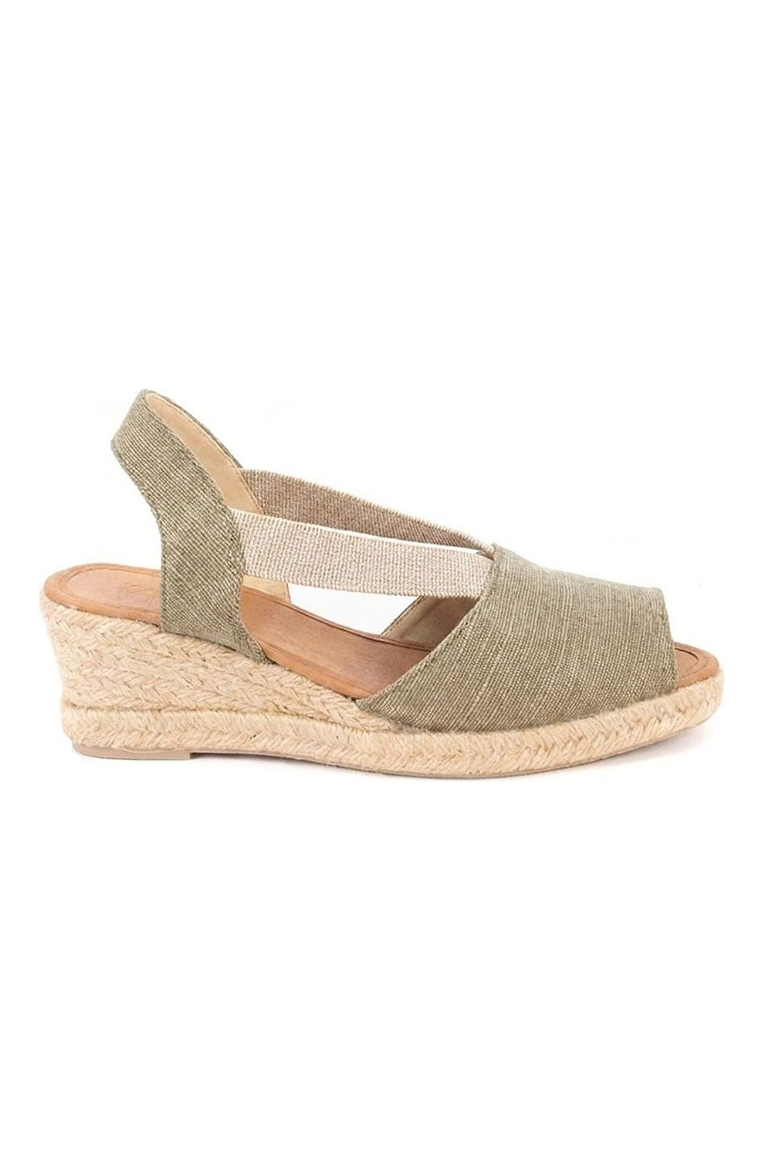 Celia Heeled Sandal, Alternate, color, Olive