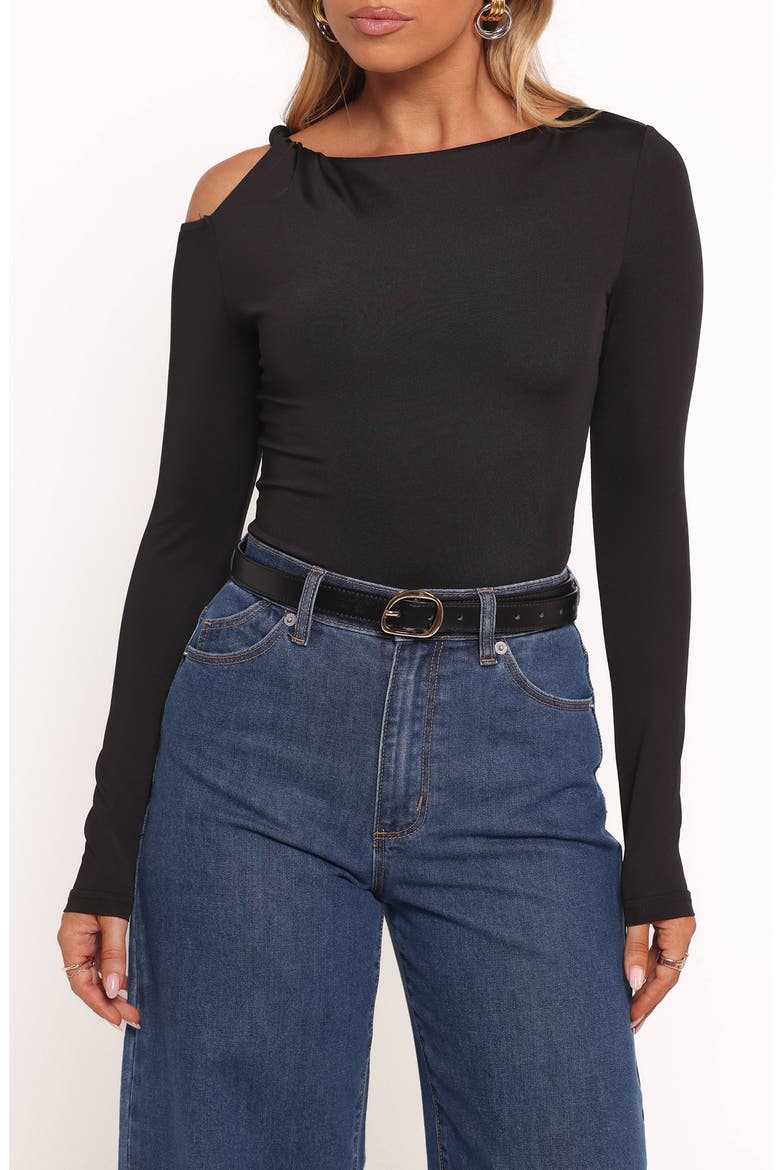Darma Cutout Top, Main, color, BLACK