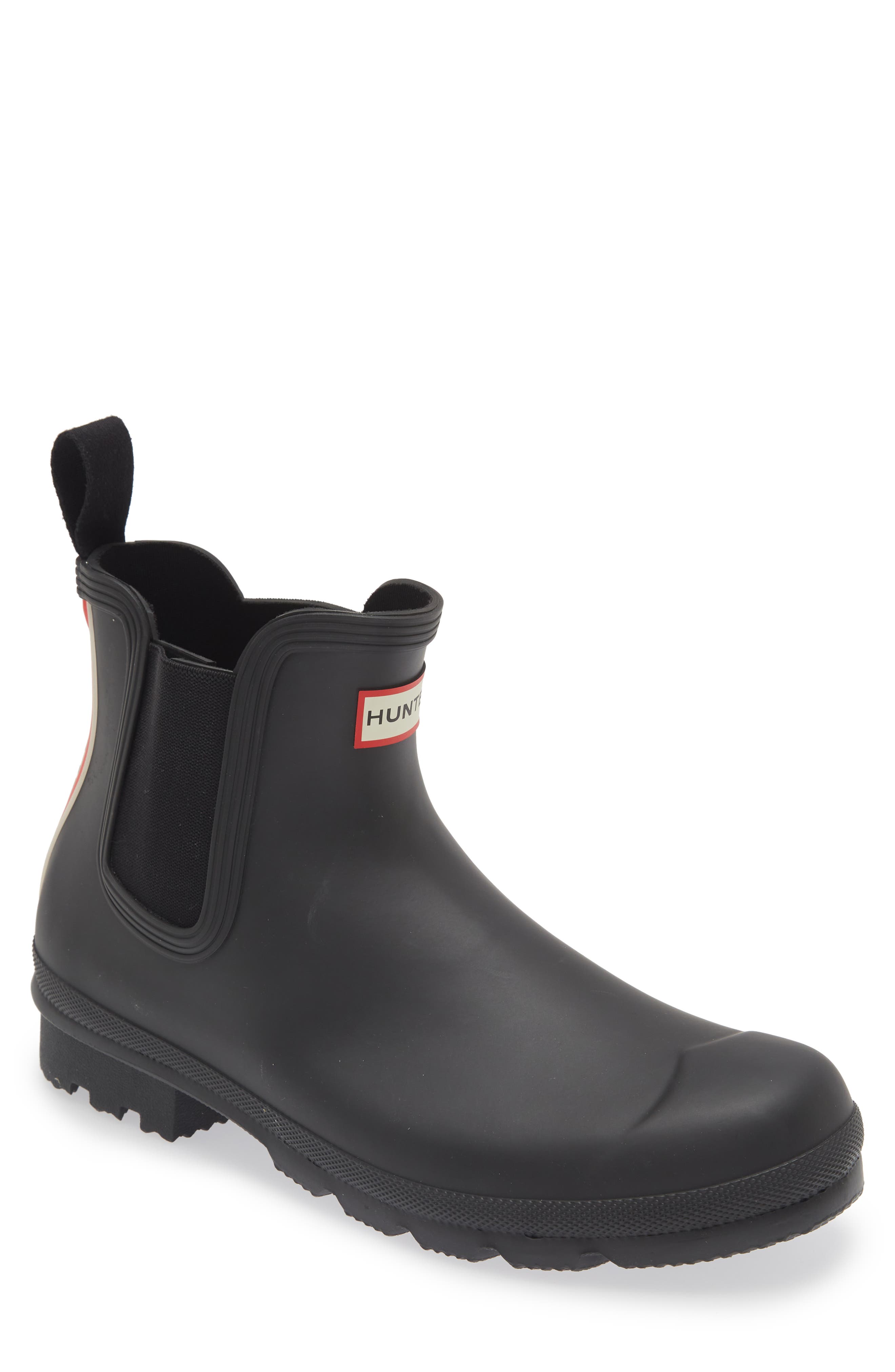 Original Waterproof Chelsea Hunter Boot, Main, color, BLACK