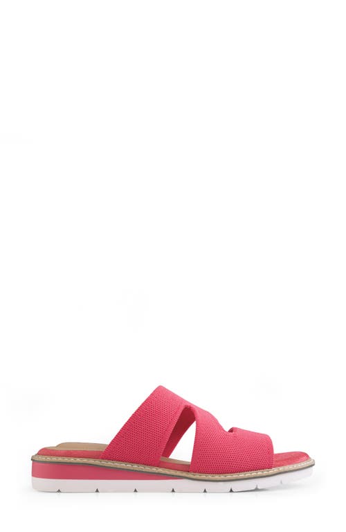 Me Too Ailee Wedge Slide Sandal In Punch