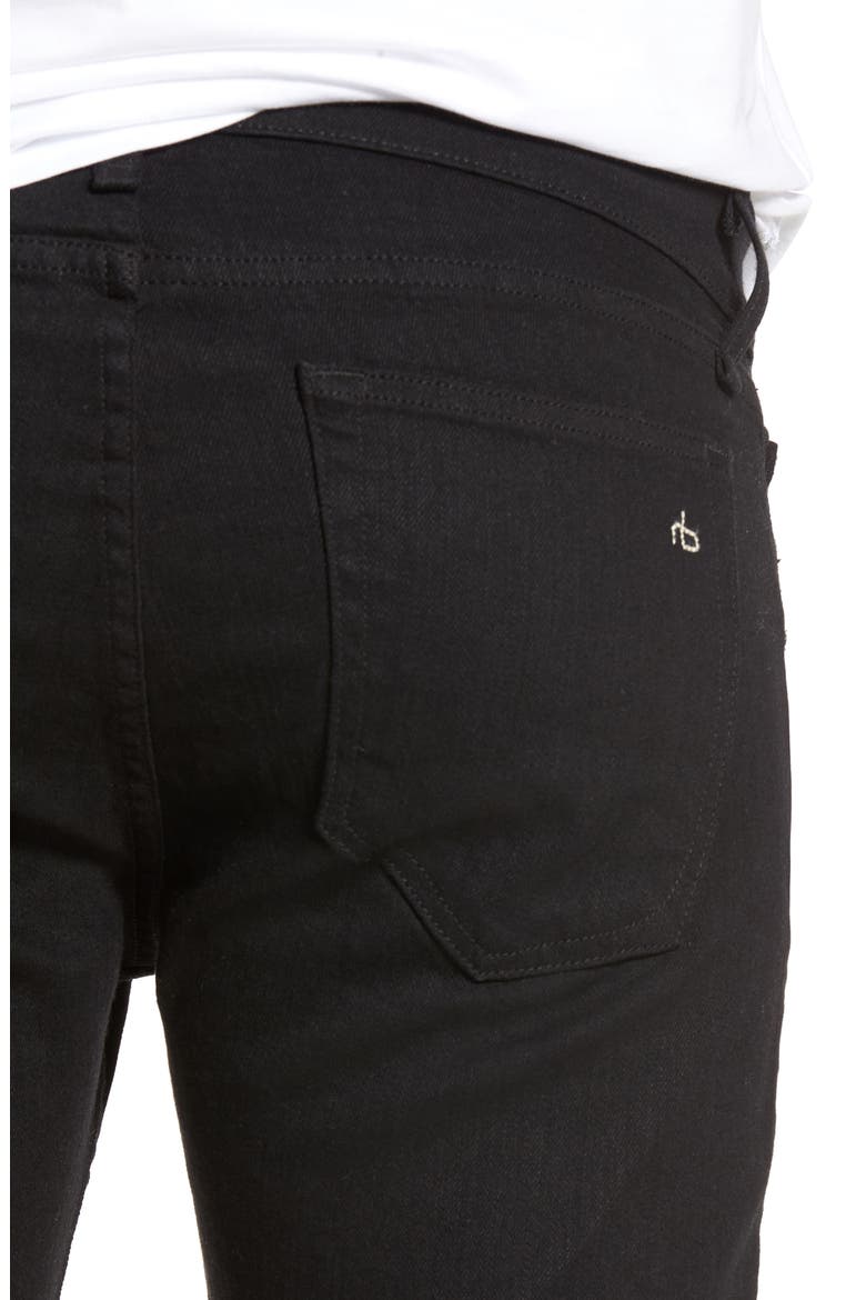 Fit 1 Skinny Fit Jeans, Alternate, color, BLACK