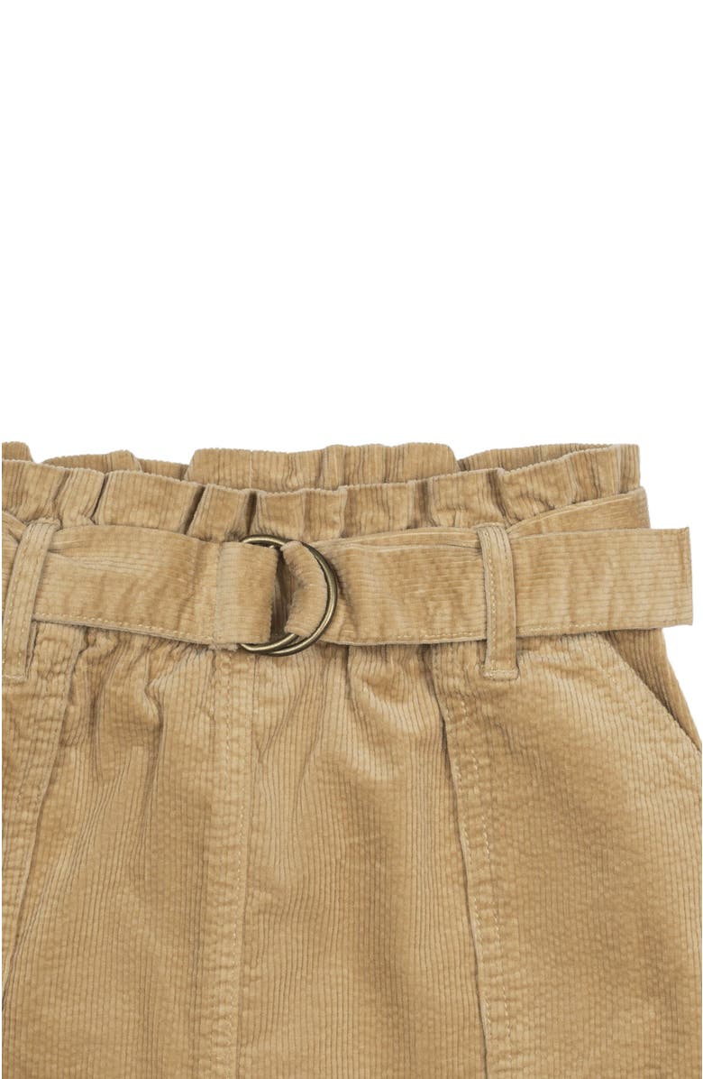 Hope & Henry Girls' Corduroy Cinch Waist Skirt, Toddler, Alternate, color, Khaki Fine Wale
