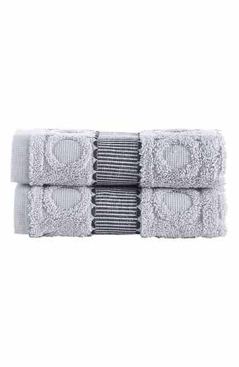 Circle In Square 4-Pack Turkish Cotton Washcloths