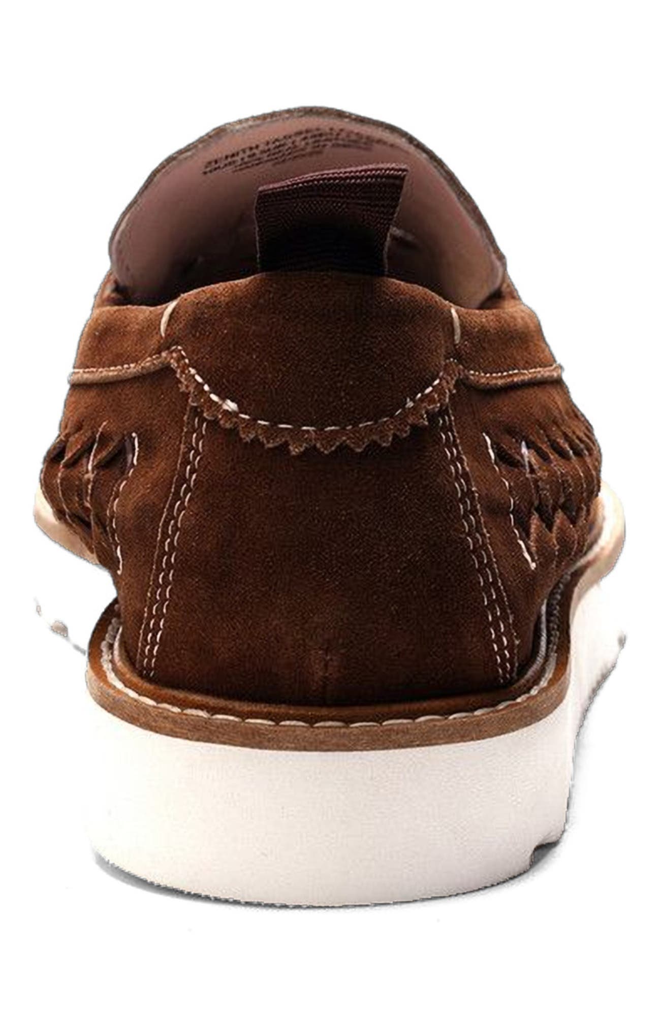 CARLOS SANTANA Zenith Tassel Loafer, Alternate, color, Date Brown Suede