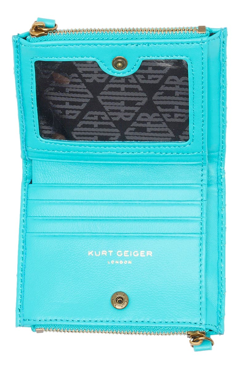 Kurt Geiger London Quilted Bifold Wallet, Alternate, color,