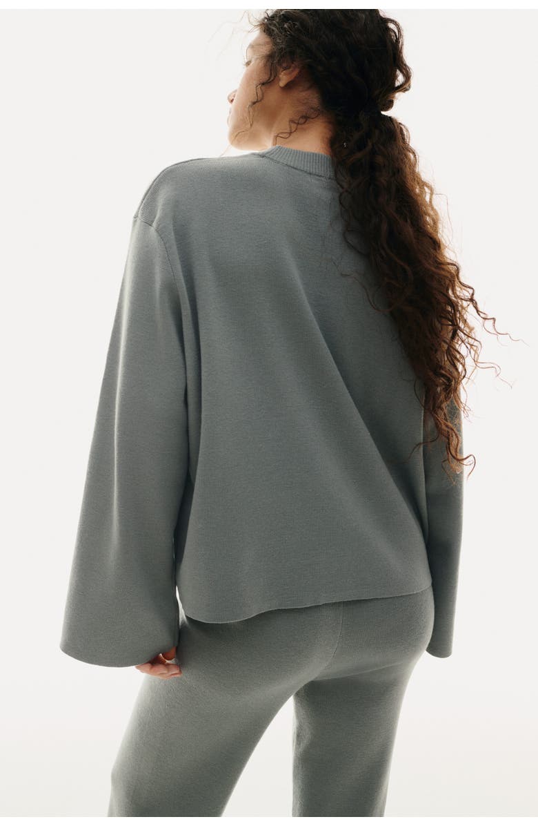 H&M Oversized Jumper, Alternate, color, Dark Dusty Green