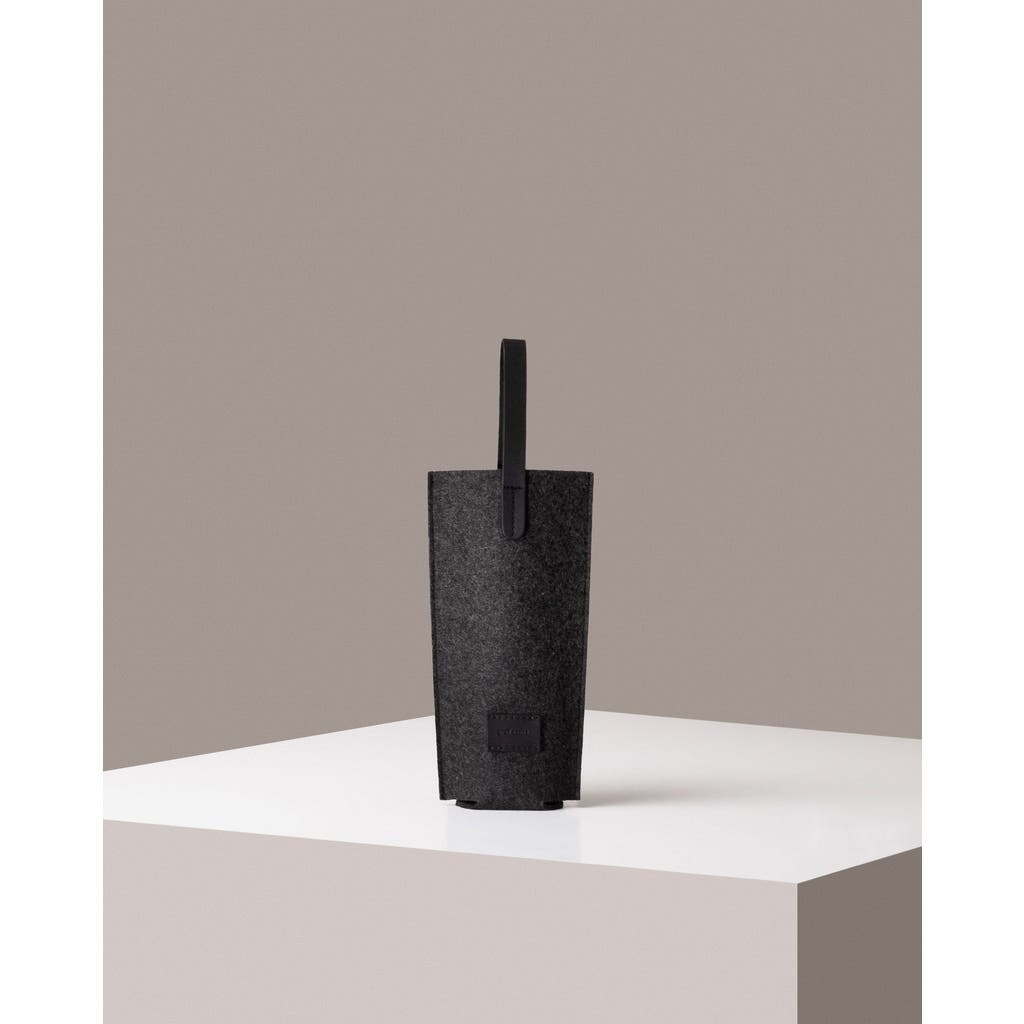 Graf & Lantz Graf Lantz Hana Merino Wool Bottle Bag In Charcoal