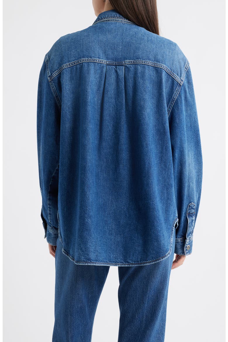 High Low Denim Shirt, Alternate, color, WANDER