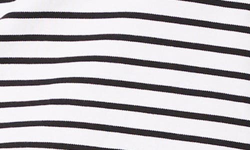 Spanx Cool Cotton Striped Tank Top In Bold Stripe White/black