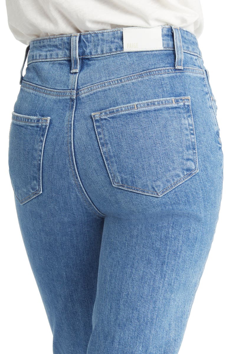 PAIGE Stella High Waist Straight Leg Jeans, Alternate, color, 