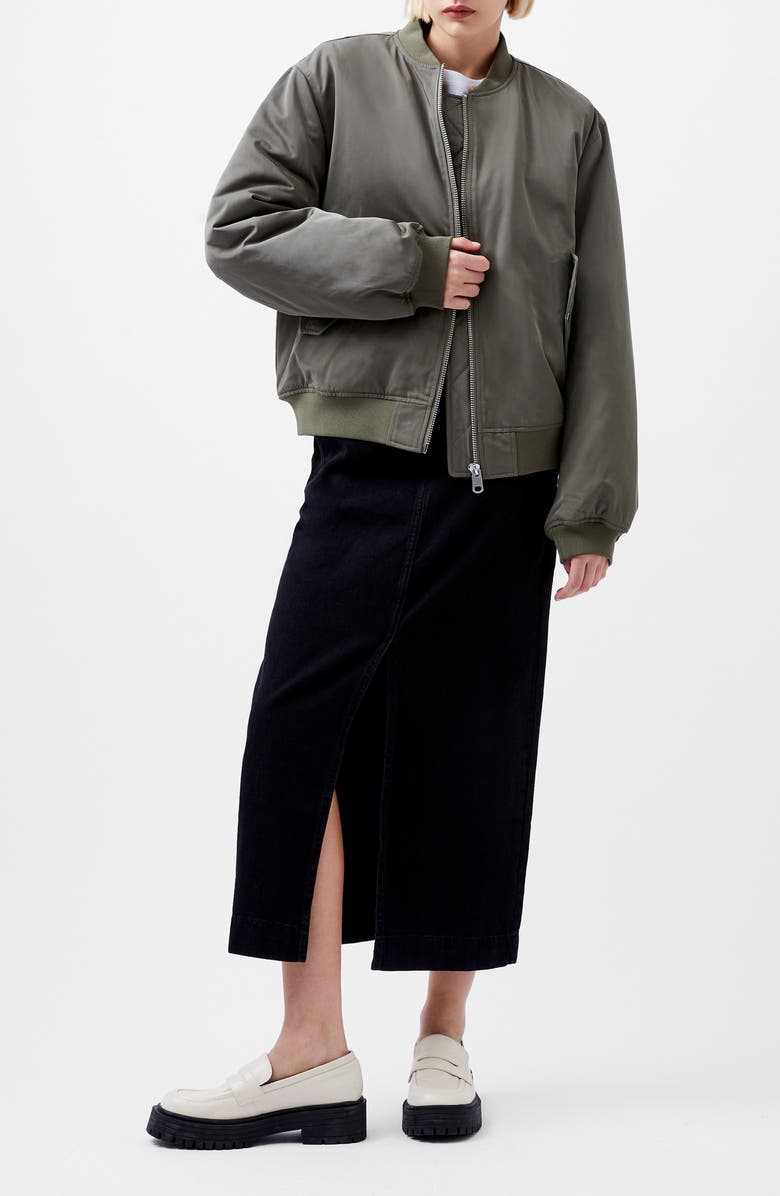 French Connection Behati Bomber Jacket, Alternate, color, 