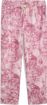 PUMA Special Items Allover Cat Print Drawstring Pants