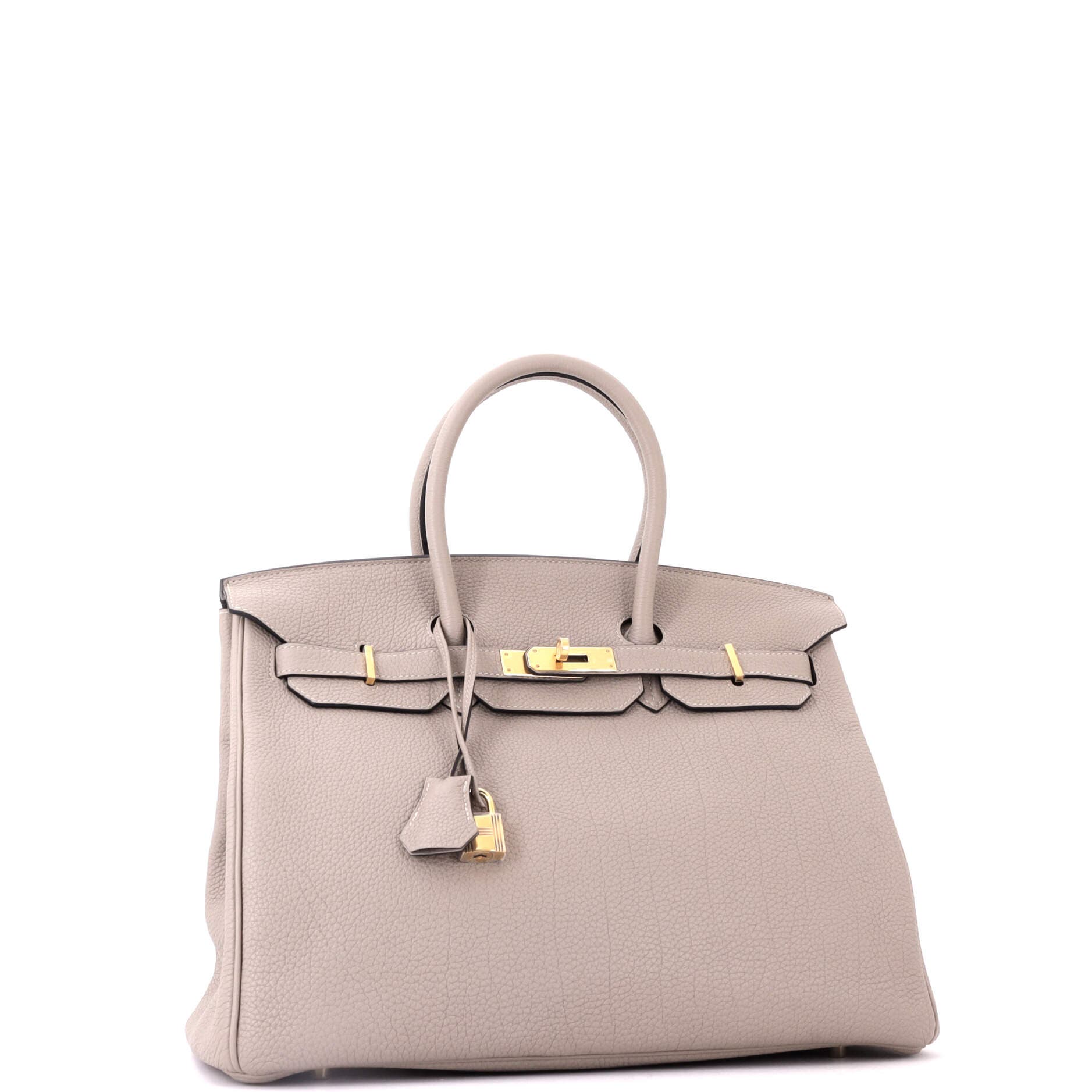 Birkin Handbag Grey Togo with Gold Hardware 35, Alternate, color, Grey