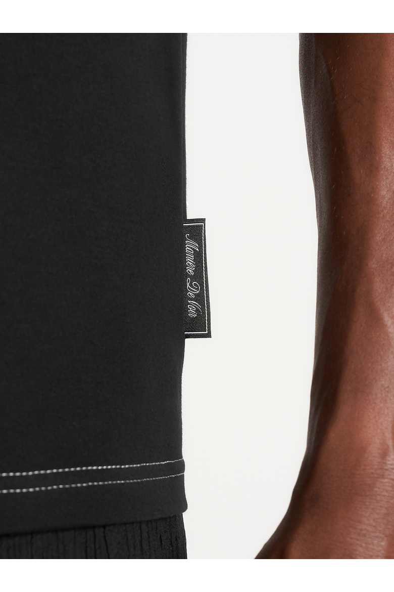 Joris Whipstitch Pocket Detail T Shirt, Alternate, color, Black