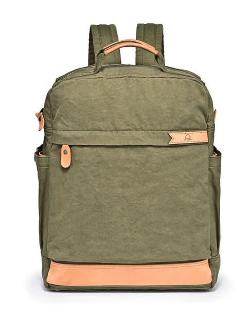 Tilia Canvas Double Compartment Backpack
