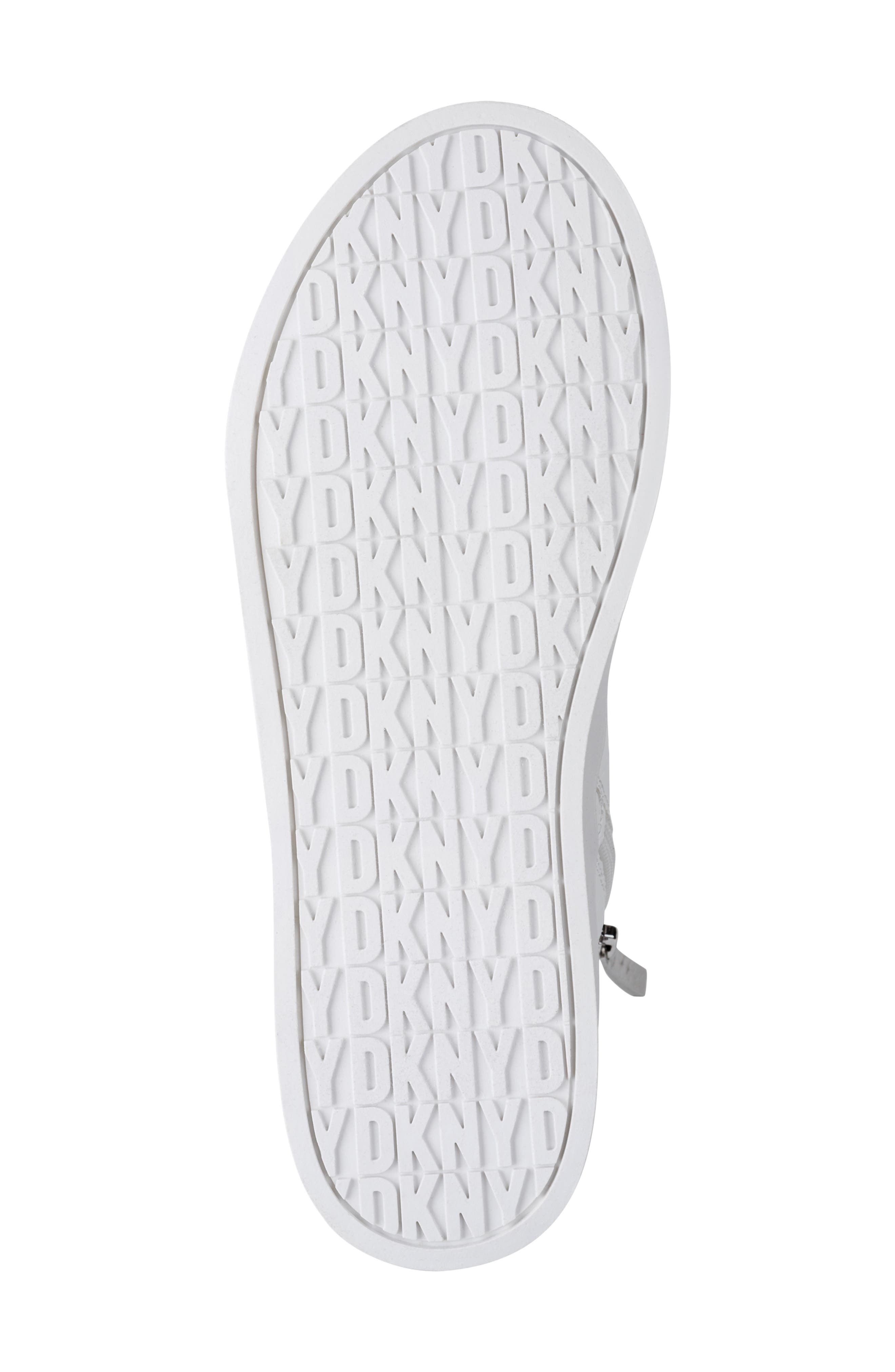 DKNY Yaser Mid Sneaker, Alternate, color, White