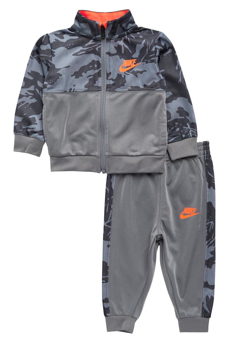 Club Camo Track Jacket & Pants Set, Main, color, SMOKE GREY