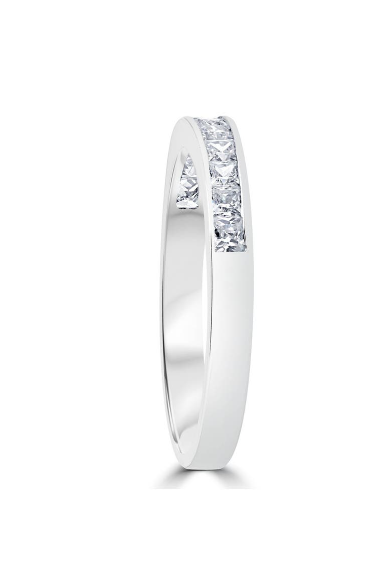 Princess Cut 1/2ct Diamond Wedding Anniversary 14K Ring Gold, Alternate, color, 14k White Gold
