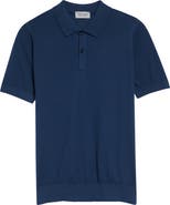 John Smedley Calun Textured Sea Island Cotton Polo
