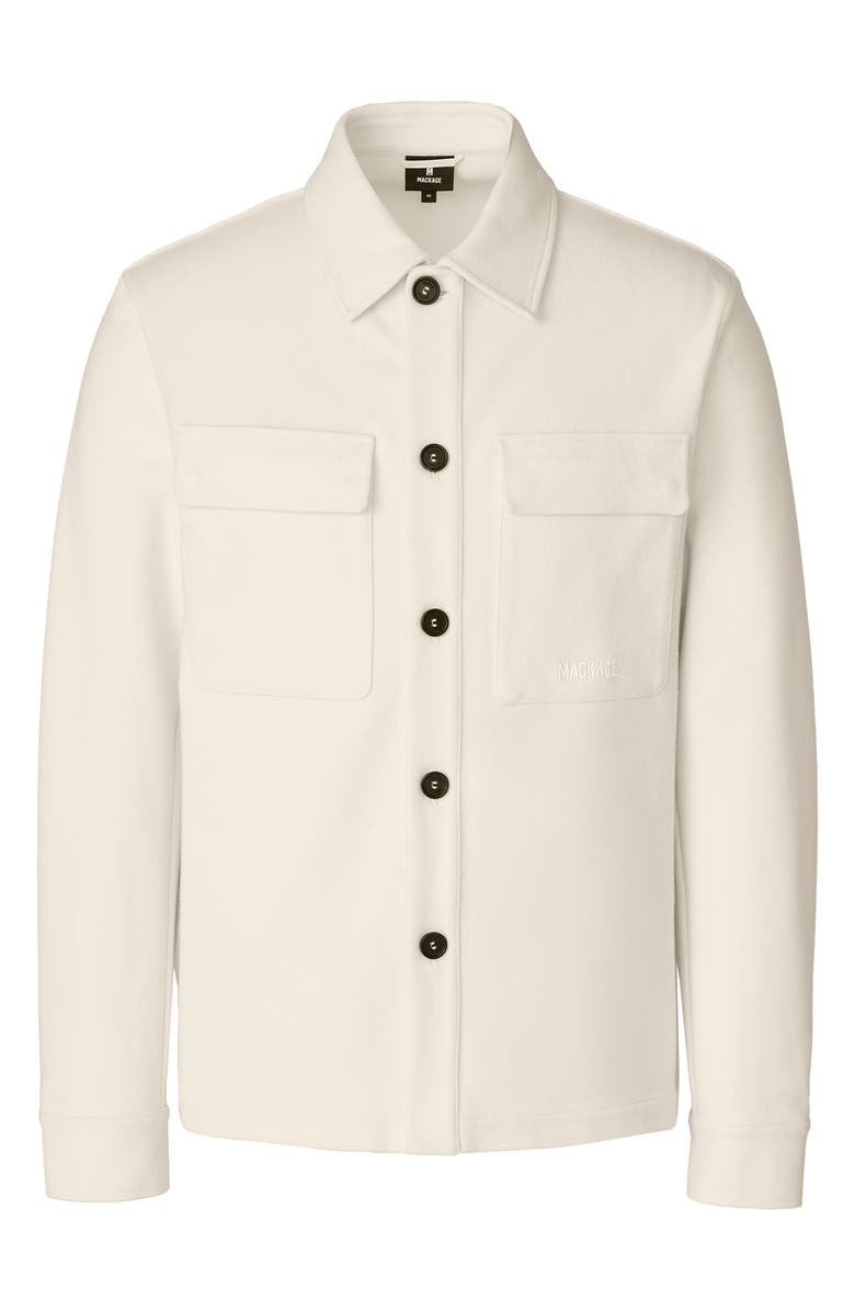 Mackage Porter Organic Cotton Blend Jacket, Alternate, color, Cream