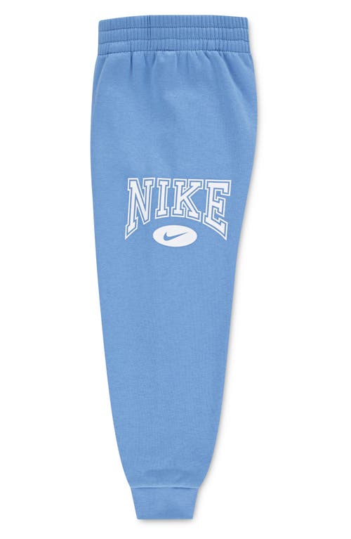 Nike Little Boys Gameday Essentials 2-piece Crewneck Sweatshirt And Pants Set In Blue