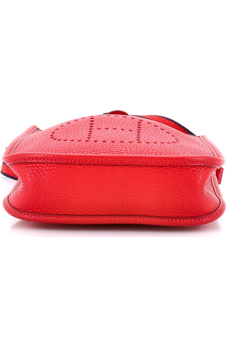 Pre-Owned Hermes Evelyne Bag Gen III Clemence TPM, Alternate, color, Rouge Casaque