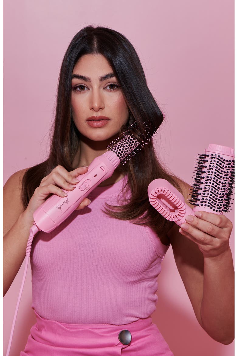 Interchangeable Blow Dry Brush - Pink, Alternate, color, PINK