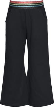 Truly Me Kids' Glitter Accent Flare Leg Pants