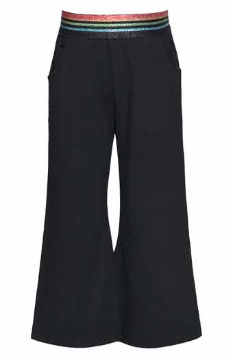 Truly Me Kids' Glitter Accent Flare Leg Pants
