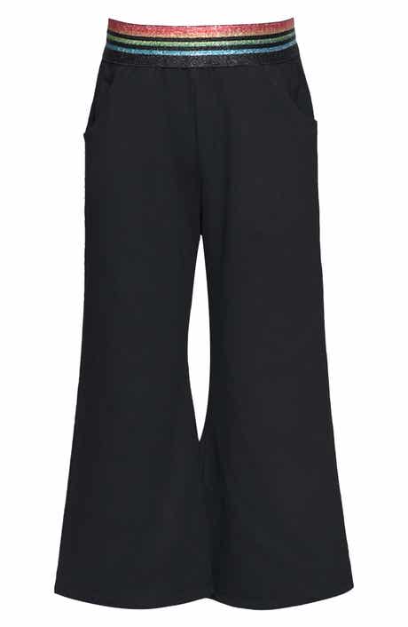 Truly Me Kids' Glitter Accent Flare Leg Pants